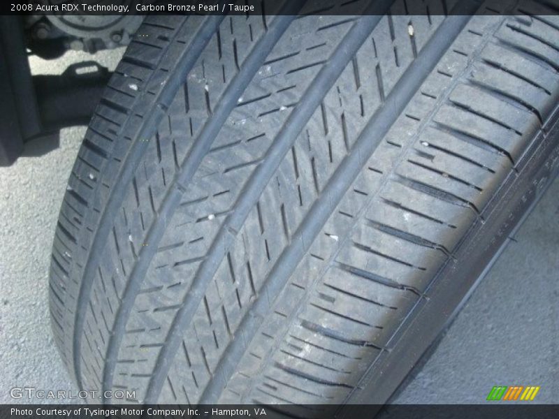 Carbon Bronze Pearl / Taupe 2008 Acura RDX Technology