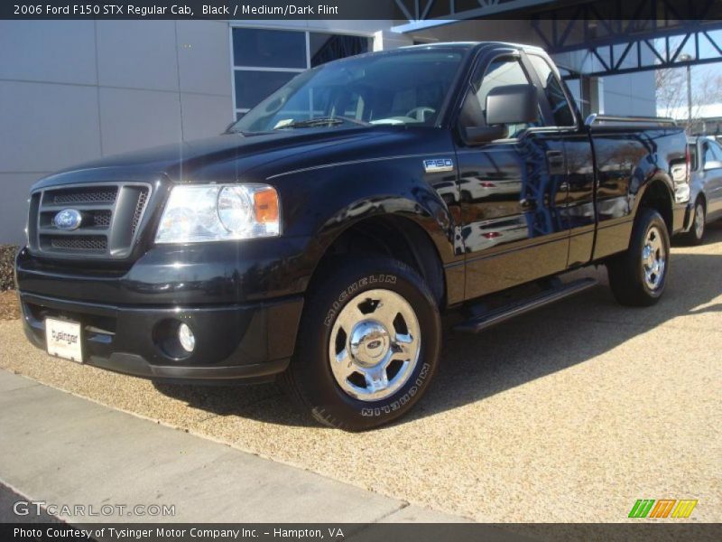 Black / Medium/Dark Flint 2006 Ford F150 STX Regular Cab