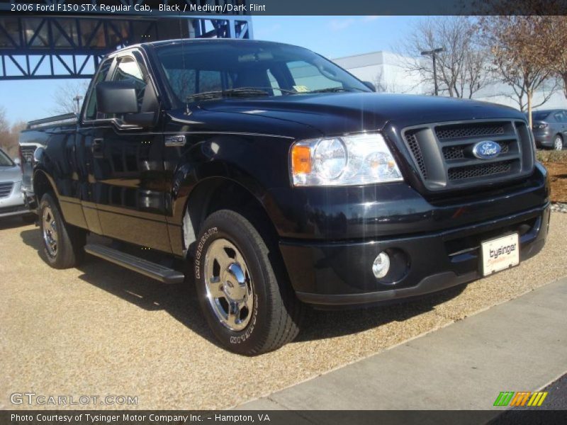 Black / Medium/Dark Flint 2006 Ford F150 STX Regular Cab