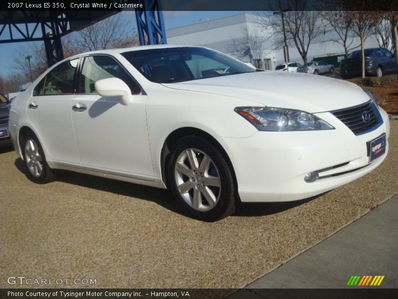 Crystal White / Cashmere 2007 Lexus ES 350