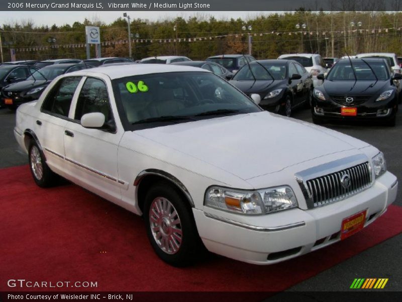 Vibrant White / Medium Light Stone 2006 Mercury Grand Marquis LS