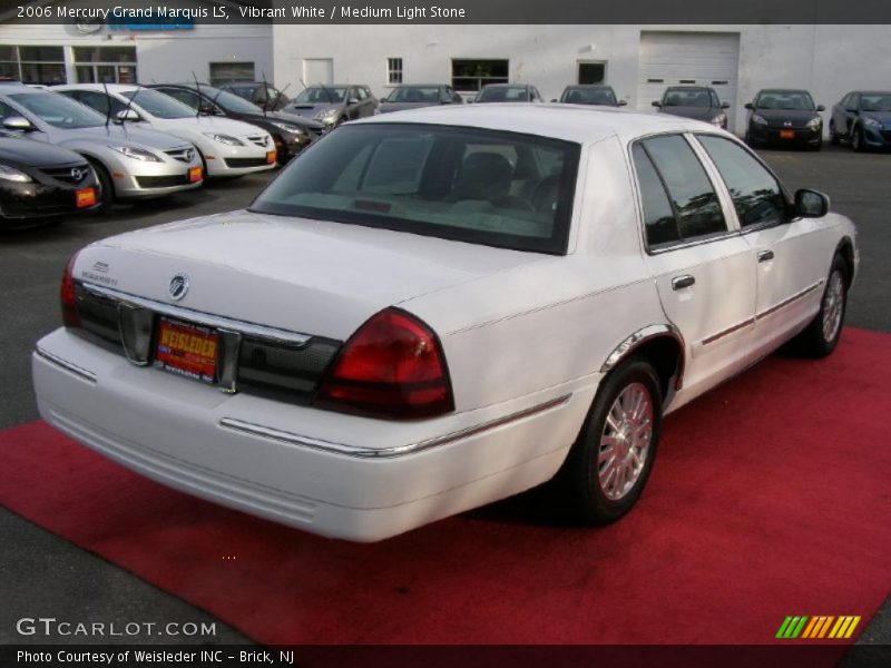 Vibrant White / Medium Light Stone 2006 Mercury Grand Marquis LS