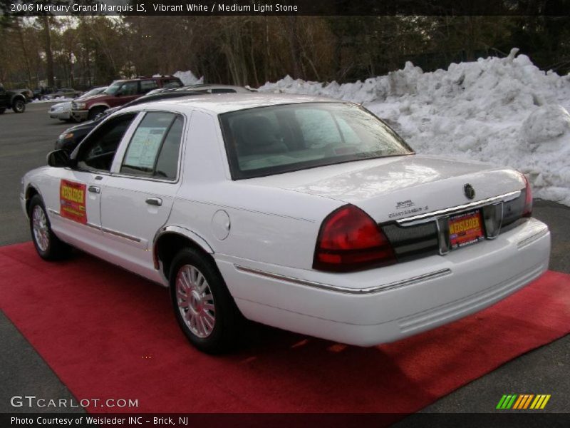 Vibrant White / Medium Light Stone 2006 Mercury Grand Marquis LS