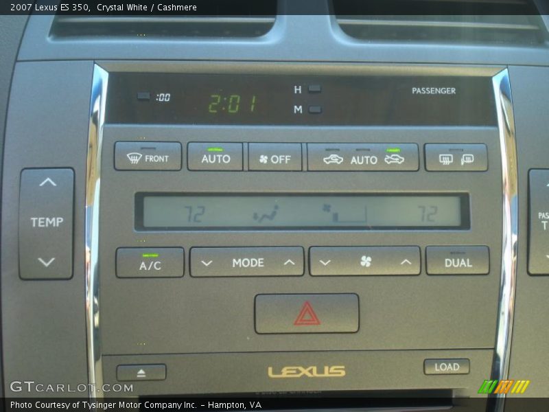 Crystal White / Cashmere 2007 Lexus ES 350