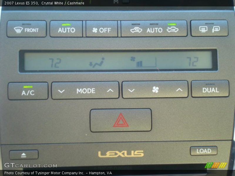 Crystal White / Cashmere 2007 Lexus ES 350