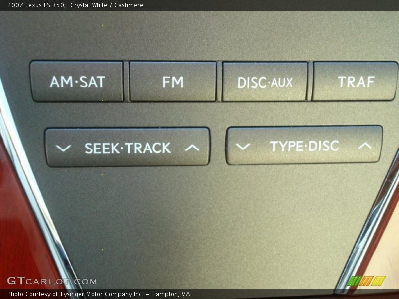 Crystal White / Cashmere 2007 Lexus ES 350