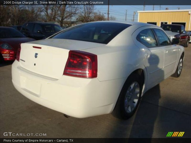 Stone White / Dark Slate Gray/Light Graystone 2006 Dodge Charger SE