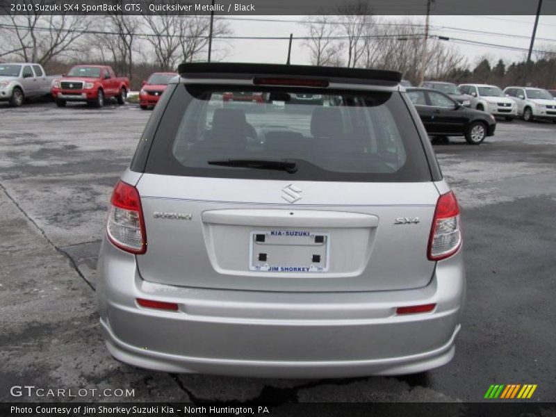 Quicksilver Metallic / Black 2010 Suzuki SX4 SportBack GTS