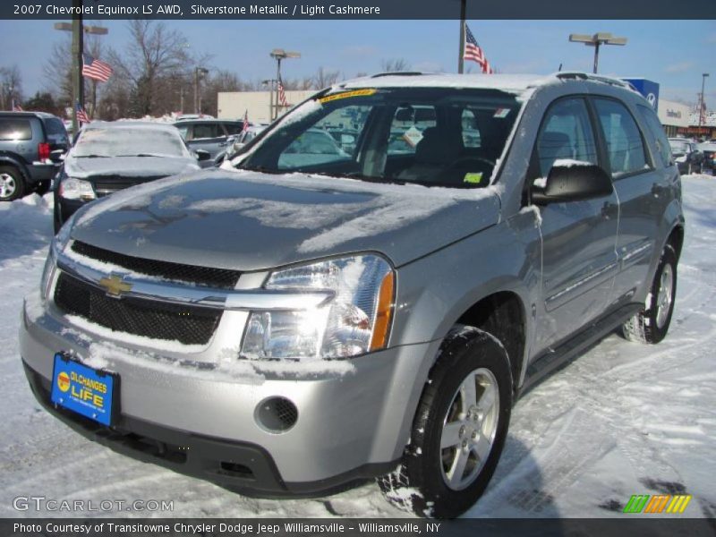 Silverstone Metallic / Light Cashmere 2007 Chevrolet Equinox LS AWD