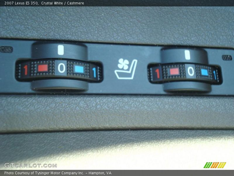 Crystal White / Cashmere 2007 Lexus ES 350