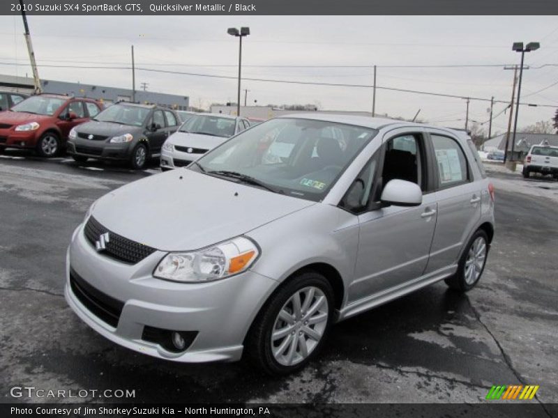 Quicksilver Metallic / Black 2010 Suzuki SX4 SportBack GTS