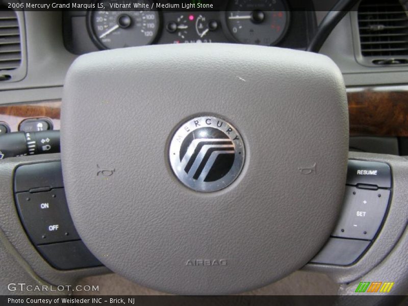 Vibrant White / Medium Light Stone 2006 Mercury Grand Marquis LS
