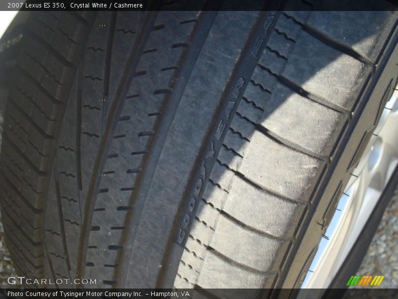 Crystal White / Cashmere 2007 Lexus ES 350