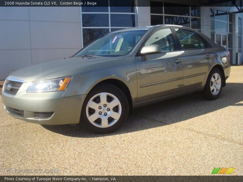 Golden Beige / Beige 2008 Hyundai Sonata GLS V6