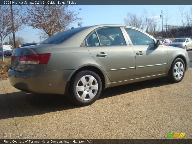 Golden Beige / Beige 2008 Hyundai Sonata GLS V6