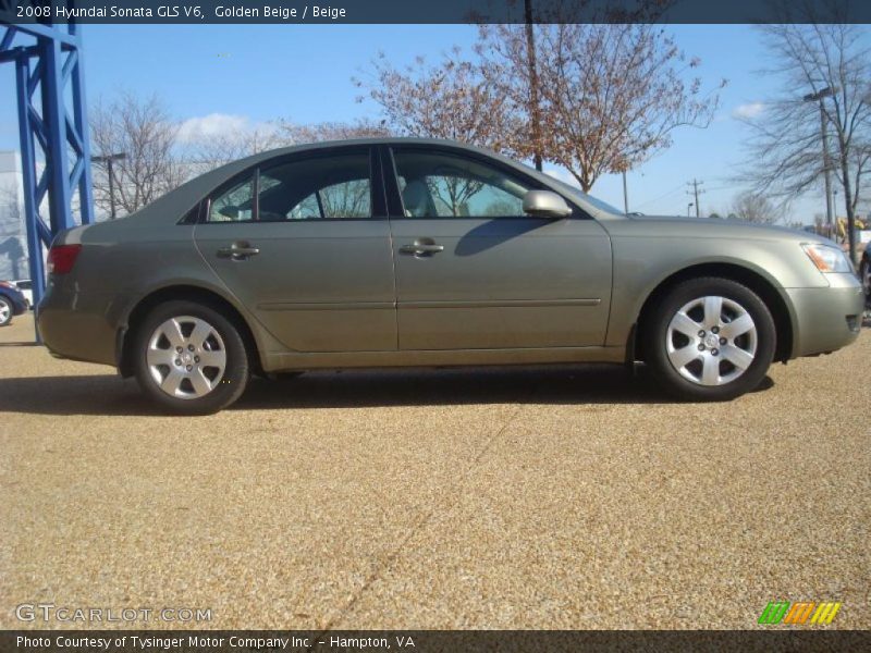 Golden Beige / Beige 2008 Hyundai Sonata GLS V6