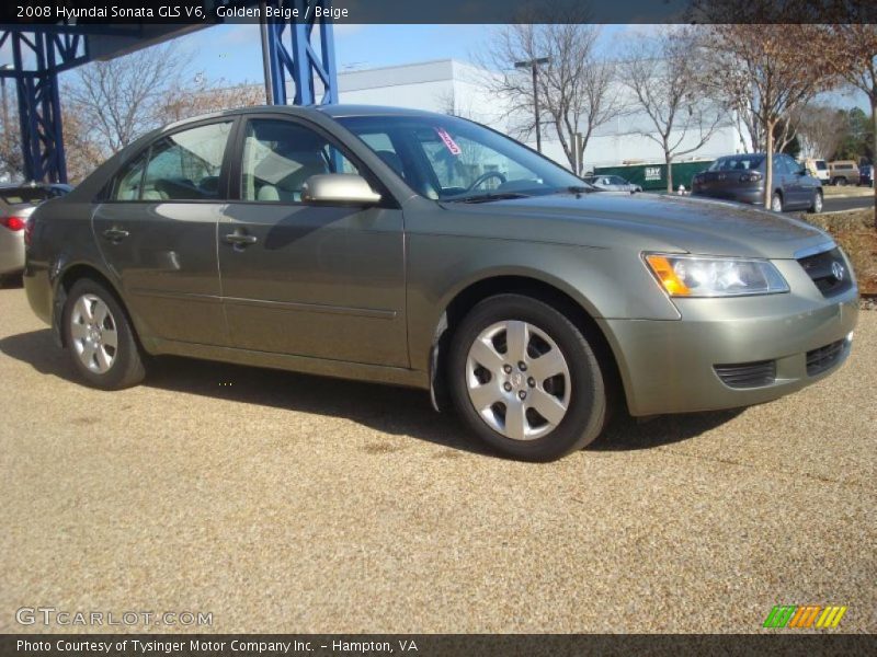 Golden Beige / Beige 2008 Hyundai Sonata GLS V6