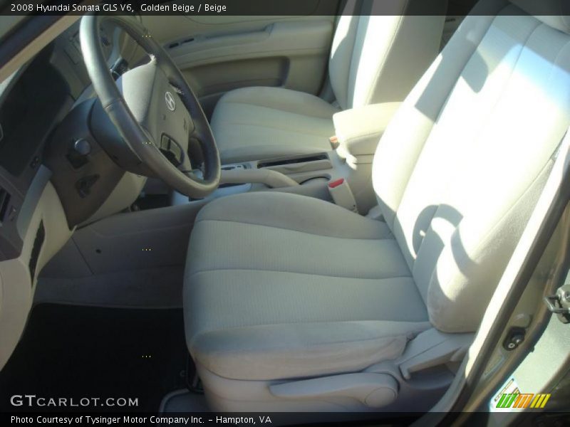 Golden Beige / Beige 2008 Hyundai Sonata GLS V6