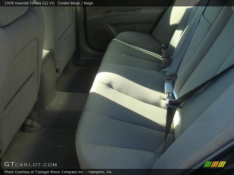 Golden Beige / Beige 2008 Hyundai Sonata GLS V6