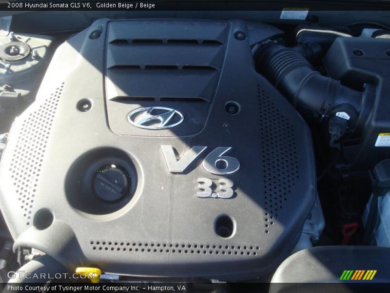 Golden Beige / Beige 2008 Hyundai Sonata GLS V6