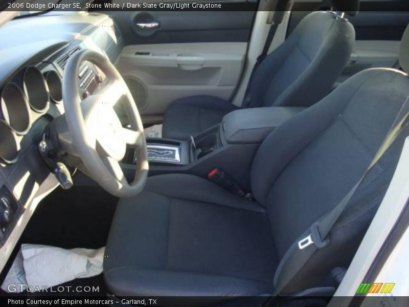 Stone White / Dark Slate Gray/Light Graystone 2006 Dodge Charger SE