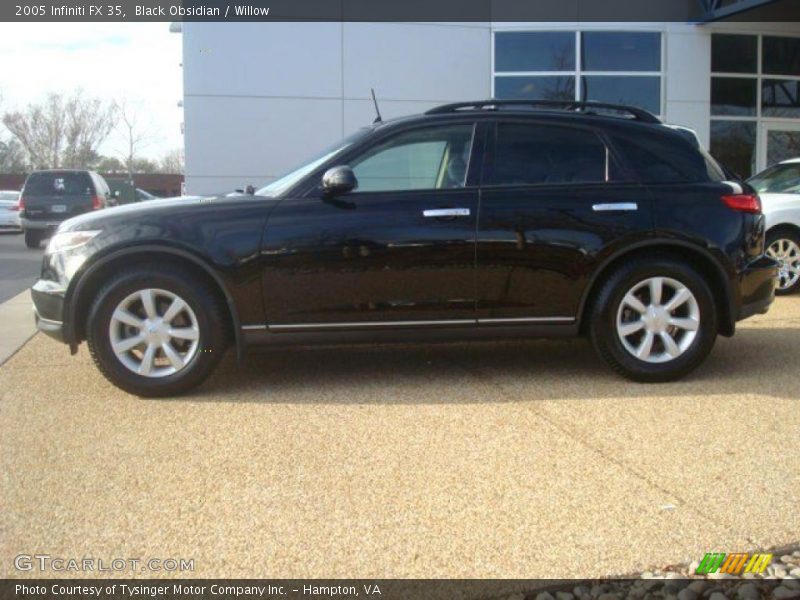 Black Obsidian / Willow 2005 Infiniti FX 35