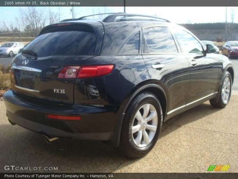 Black Obsidian / Willow 2005 Infiniti FX 35