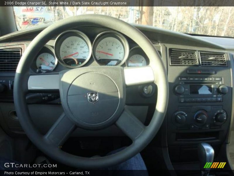 Stone White / Dark Slate Gray/Light Graystone 2006 Dodge Charger SE