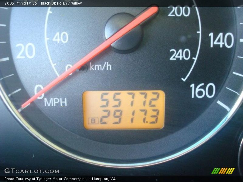 Black Obsidian / Willow 2005 Infiniti FX 35