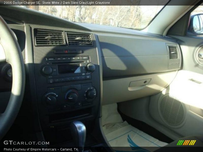 Stone White / Dark Slate Gray/Light Graystone 2006 Dodge Charger SE