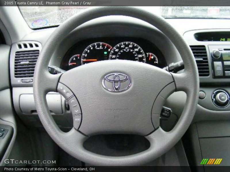 Phantom Gray Pearl / Gray 2005 Toyota Camry LE