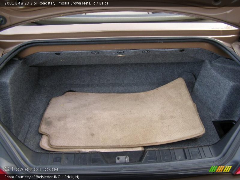  2001 Z3 2.5i Roadster Trunk