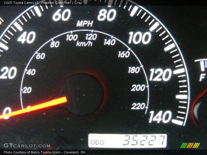 Phantom Gray Pearl / Gray 2005 Toyota Camry LE