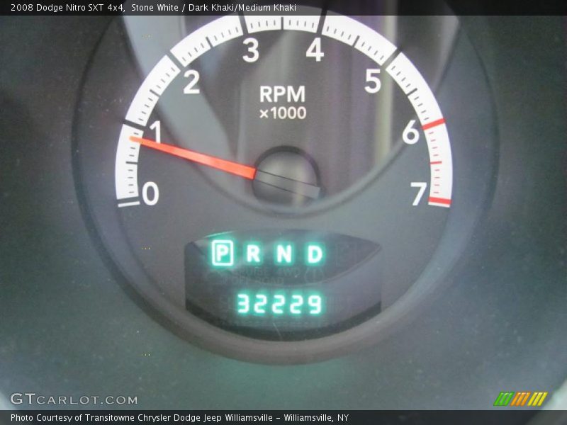 Stone White / Dark Khaki/Medium Khaki 2008 Dodge Nitro SXT 4x4