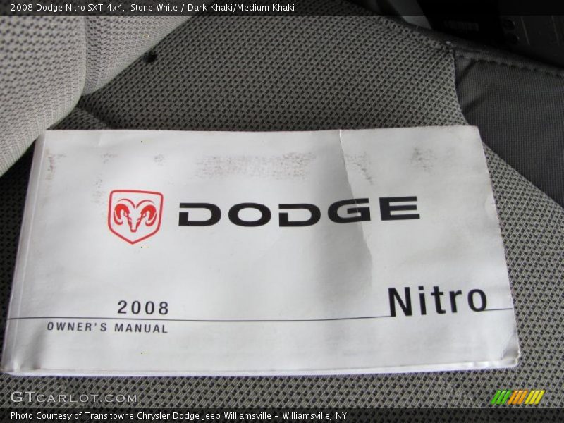 Stone White / Dark Khaki/Medium Khaki 2008 Dodge Nitro SXT 4x4