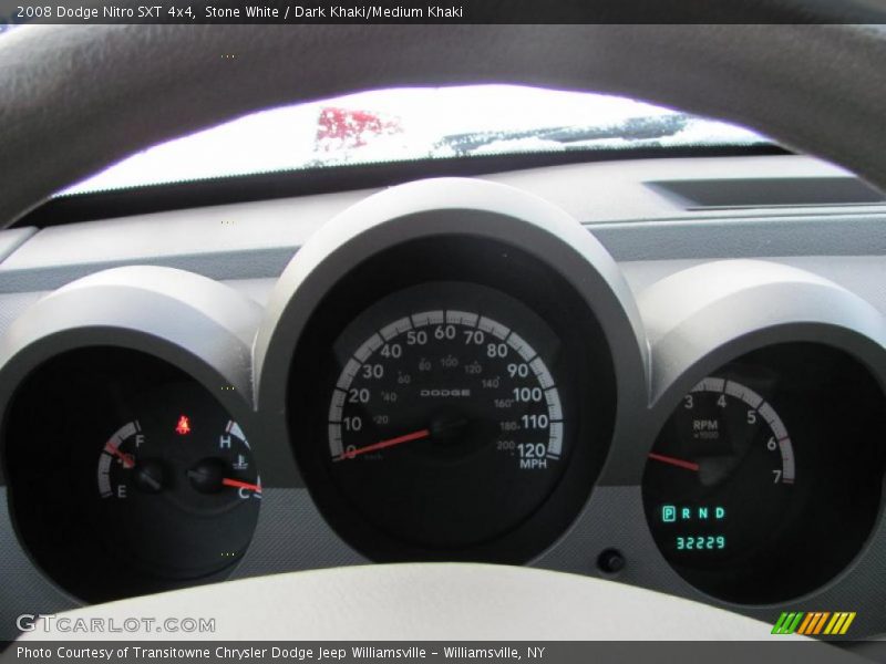 Stone White / Dark Khaki/Medium Khaki 2008 Dodge Nitro SXT 4x4
