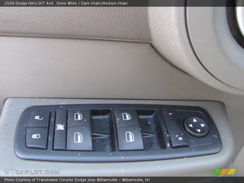 Stone White / Dark Khaki/Medium Khaki 2008 Dodge Nitro SXT 4x4