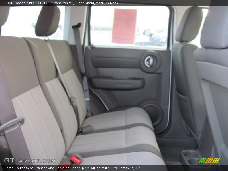 Stone White / Dark Khaki/Medium Khaki 2008 Dodge Nitro SXT 4x4