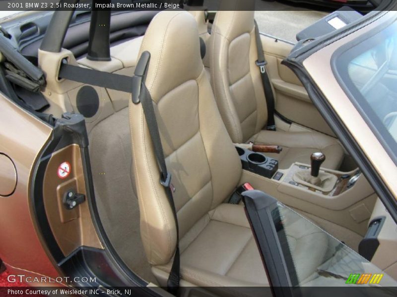  2001 Z3 2.5i Roadster Beige Interior