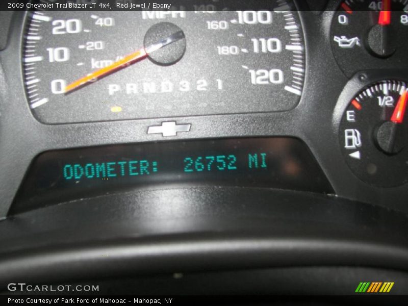 Red Jewel / Ebony 2009 Chevrolet TrailBlazer LT 4x4