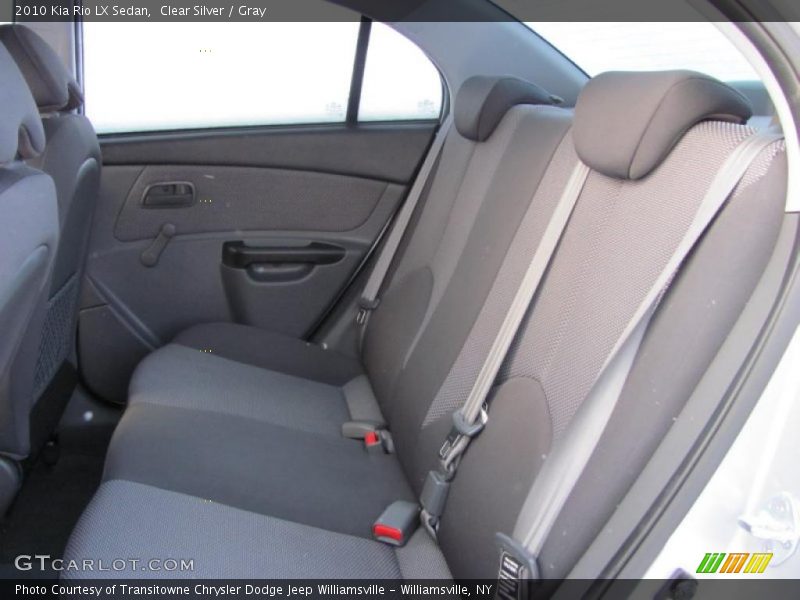 Clear Silver / Gray 2010 Kia Rio LX Sedan