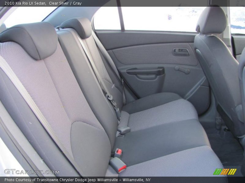 Clear Silver / Gray 2010 Kia Rio LX Sedan