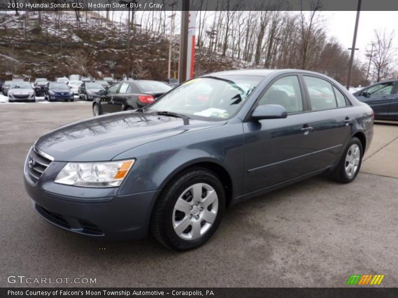 Medium Silver Blue / Gray 2010 Hyundai Sonata GLS