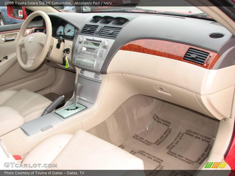 Absolutely Red / Ivory 2006 Toyota Solara SLE V6 Convertible