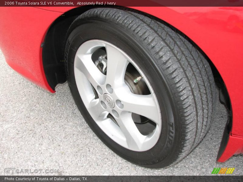 Absolutely Red / Ivory 2006 Toyota Solara SLE V6 Convertible