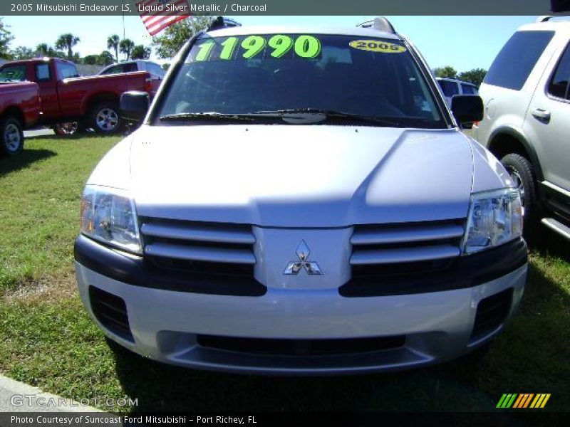 Liquid Silver Metallic / Charcoal 2005 Mitsubishi Endeavor LS