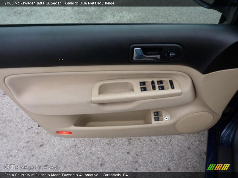 Galactic Blue Metallic / Beige 2003 Volkswagen Jetta GL Sedan