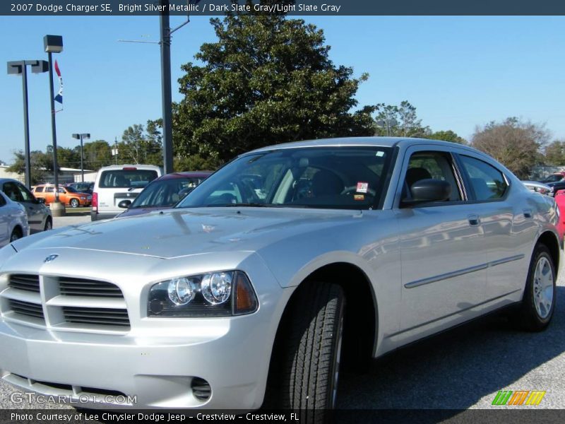 Bright Silver Metallic / Dark Slate Gray/Light Slate Gray 2007 Dodge Charger SE