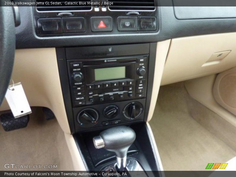 Galactic Blue Metallic / Beige 2003 Volkswagen Jetta GL Sedan