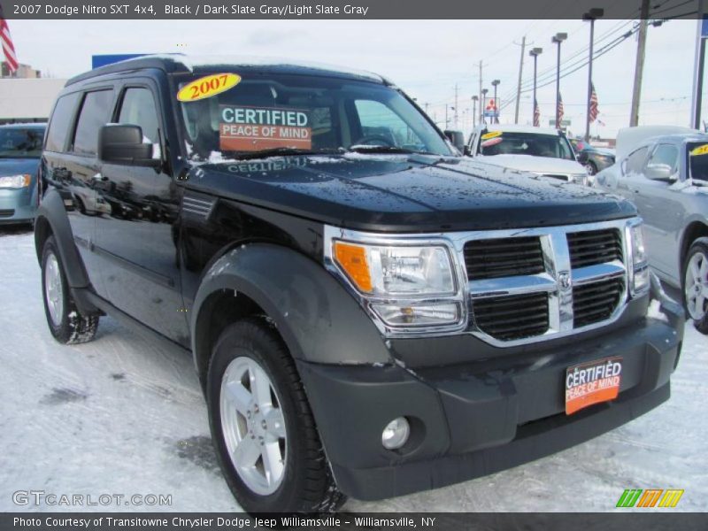 Black / Dark Slate Gray/Light Slate Gray 2007 Dodge Nitro SXT 4x4